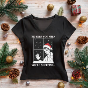 He Sees You When You're Sleeping Hoodie