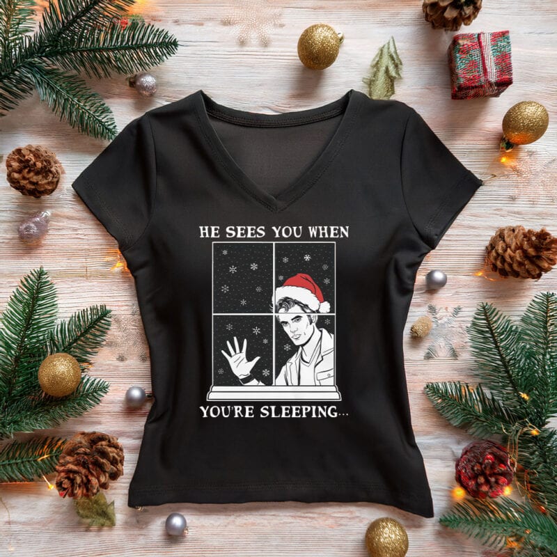 He Sees You When You're Sleeping Hoodie