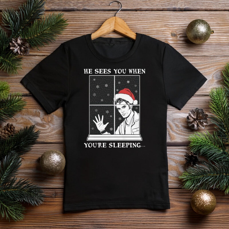 He Sees You When You're Sleeping Hoodie