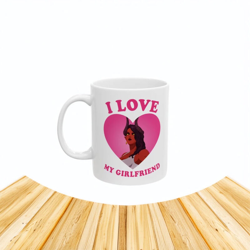 I Love My Girlfriend Malevola Dispatch Gaming Mug