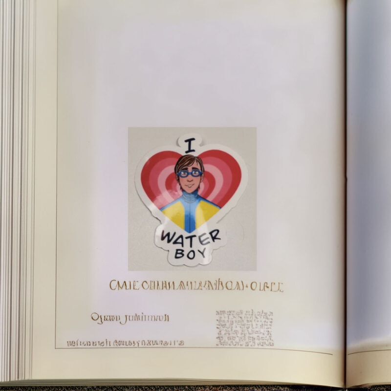 I Love Waterboy Sticker