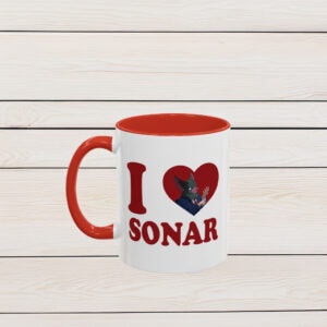 I love Sonar Accent Coffee Mug