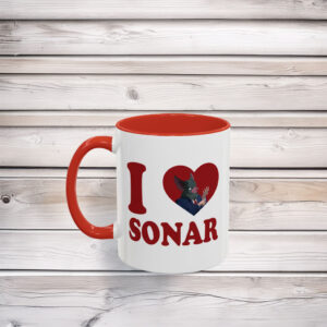 I love Sonar Accent Coffee Mug