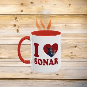 I love Sonar Accent Coffee Mug
