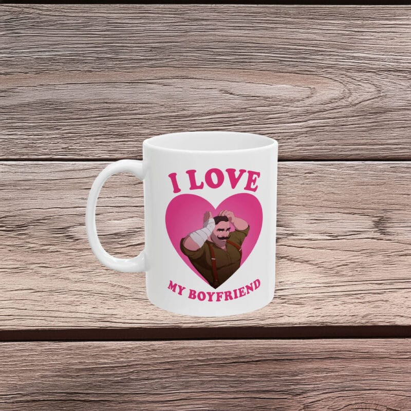 I love my boyfriend Punch Up Dispatch Gaming mug