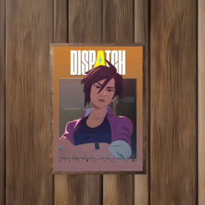 Invisigal Animated Character Portrait Dispatch Poster