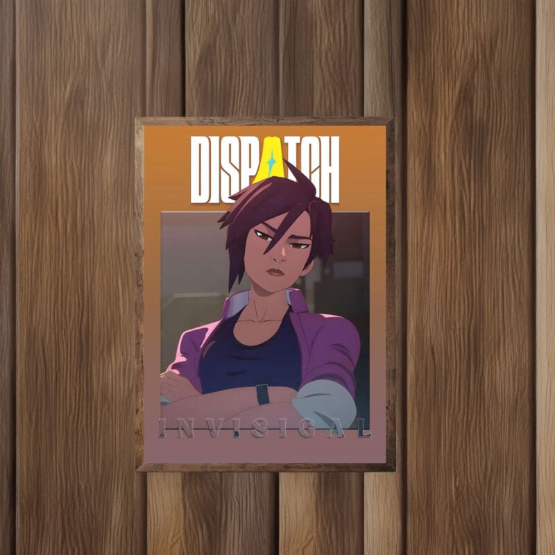 Invisigal Animated Character Portrait Dispatch Poster
