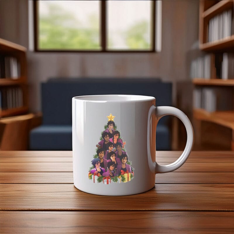 Invisigal Christmas Tree Dispatch Mug – Stealth Holiday Edition