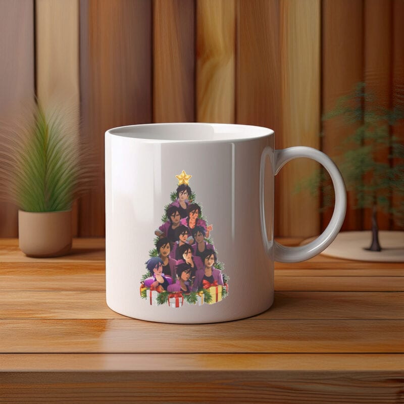 Invisigal Christmas Tree Dispatch Mug – Stealth Holiday Edition