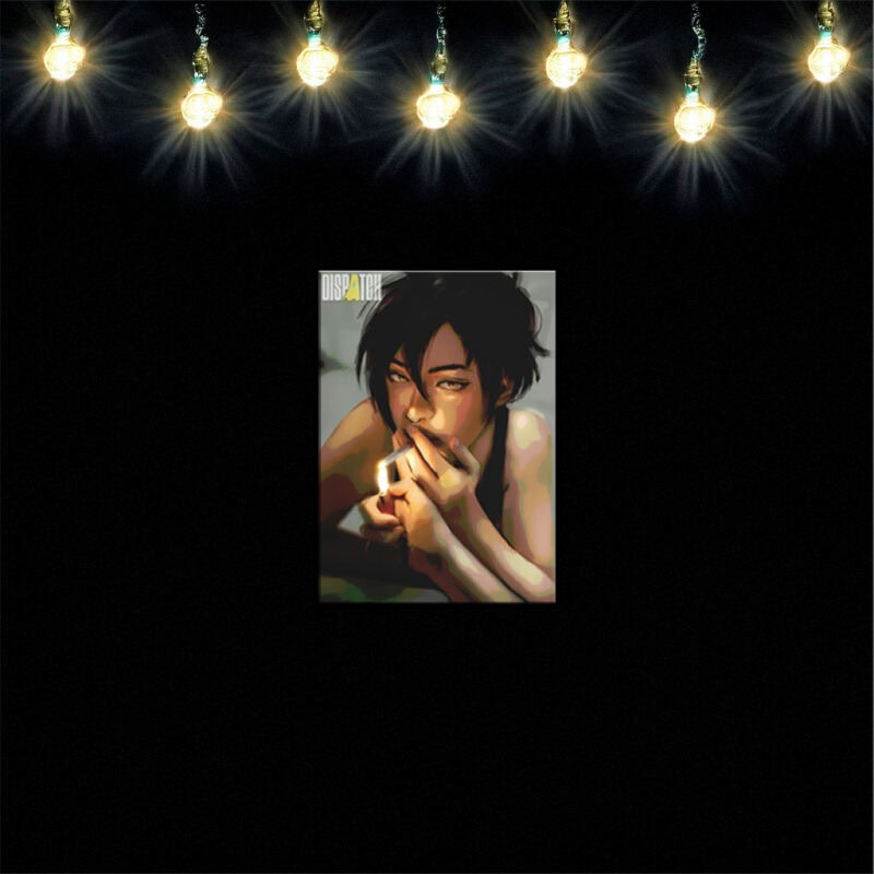 Invisigal Lighting Cigarette Poster