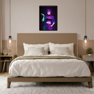 Invisigal in Neon Lighting Poster