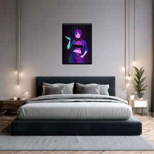 Invisigal in Neon Lighting Poster