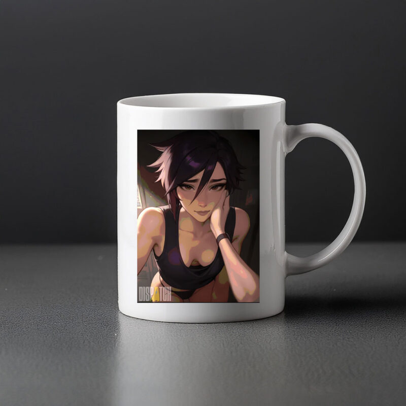 Invisigal with Black Tank Top Mug