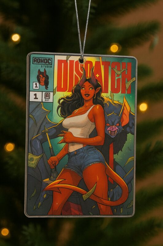 Malevola Dispatch Game Acrylic Ornament