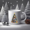 Mecha Man Christmas Tree Dispatch Mug – Holiday Robot Edition