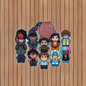 Preorder DISPATCH Z-Team Keychains Charms