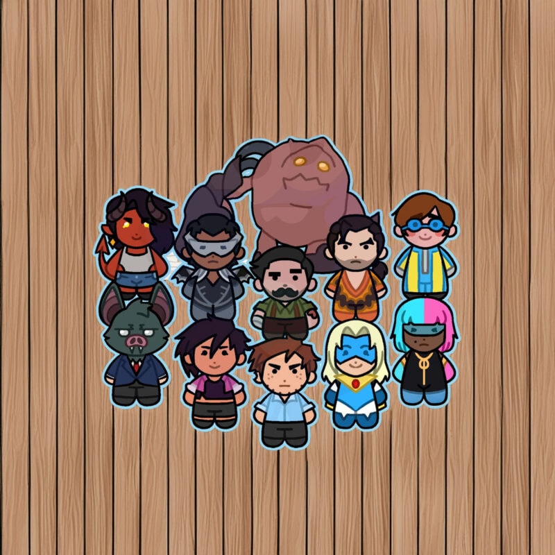 Preorder DISPATCH Z-Team Keychains Charms