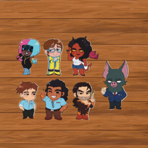 Preorder DISPATCH Z-Team keychains