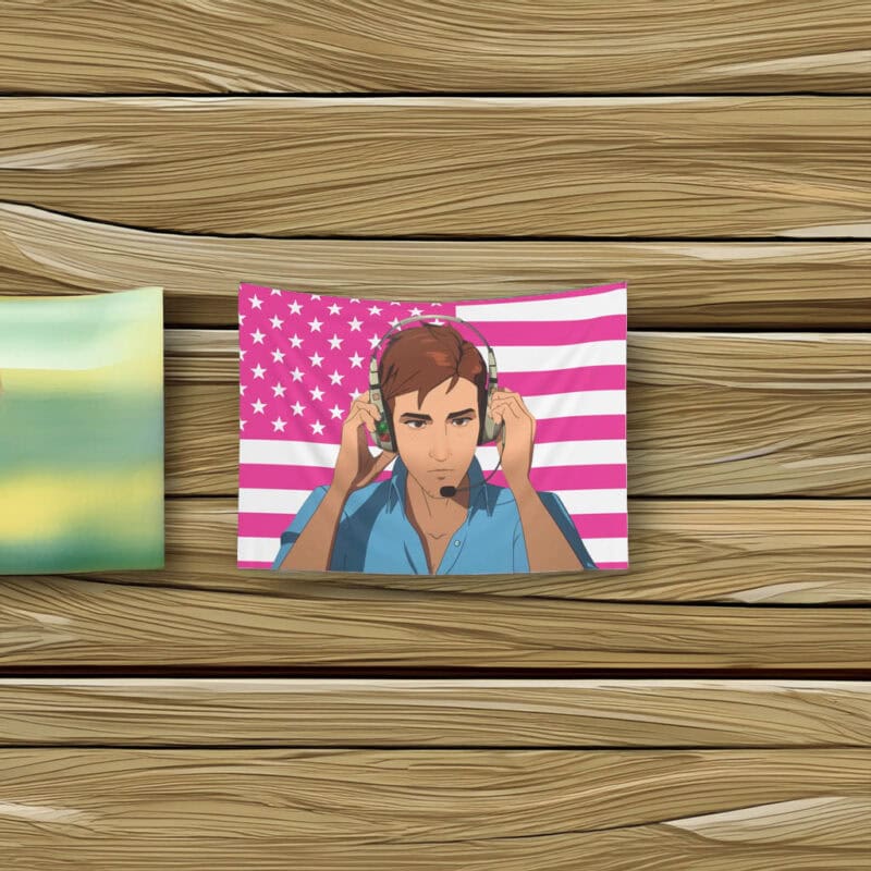 Robert Robertson Headphone Flag