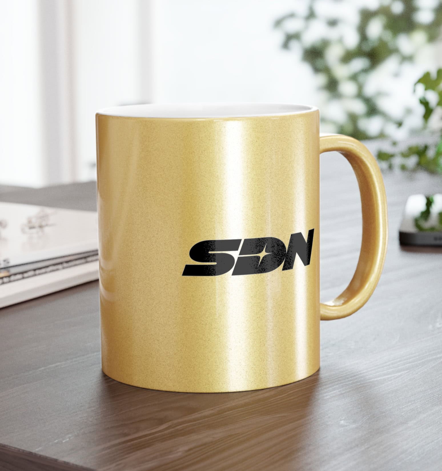 SDN Dispatch Gold Metallic Mug