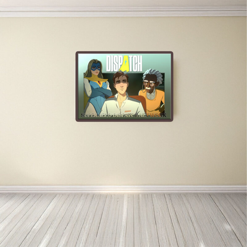 Superhero Dispatch Network Poster