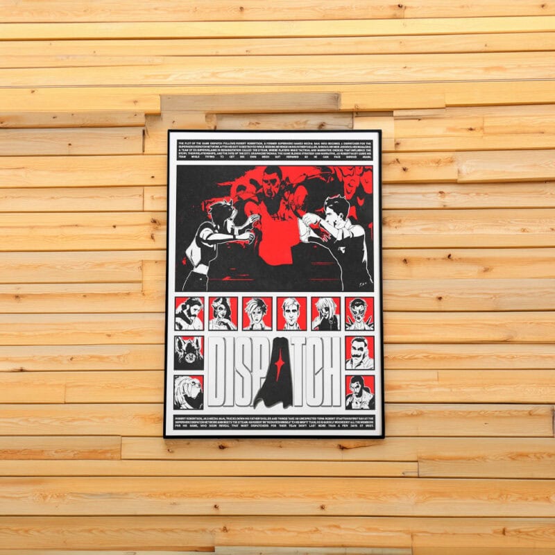 Tactical Sci-Fi Wall Art for Gamer Rooms Dispatch Game Poster