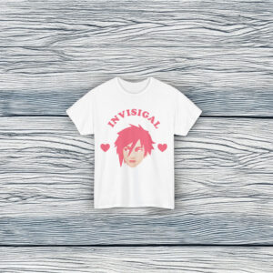 Unisex Invisigal Pink Heart T-Shirt