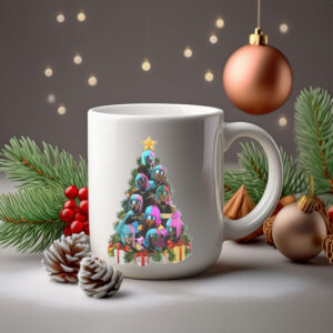 🎄 Christmas Tree Prism Dispatch Gaming Mug – Festive Prism Holiday Cup