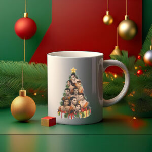 🎄 Flambae Christmas Tree Mug – Festive Dispatch Holiday Cup