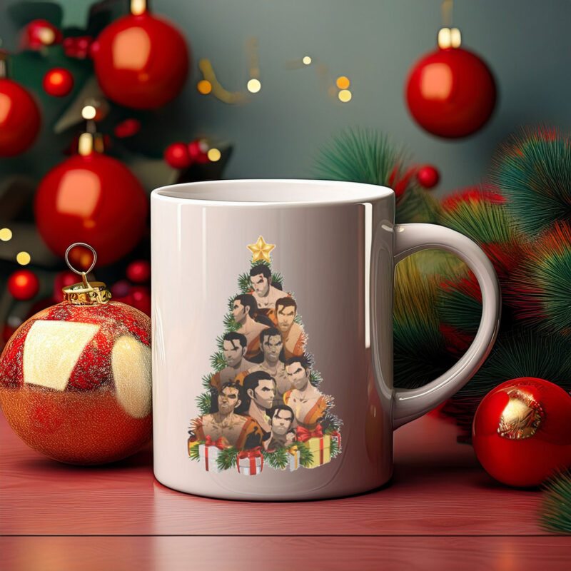 🎄 Flambae Christmas Tree Mug – Festive Dispatch Holiday Cup