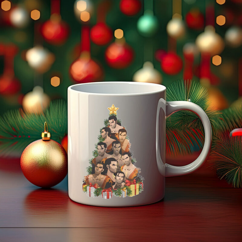 🎄 Flambae Christmas Tree Mug – Festive Dispatch Holiday Cup