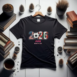 2026 World Cup Flag Numbers T-Shirt