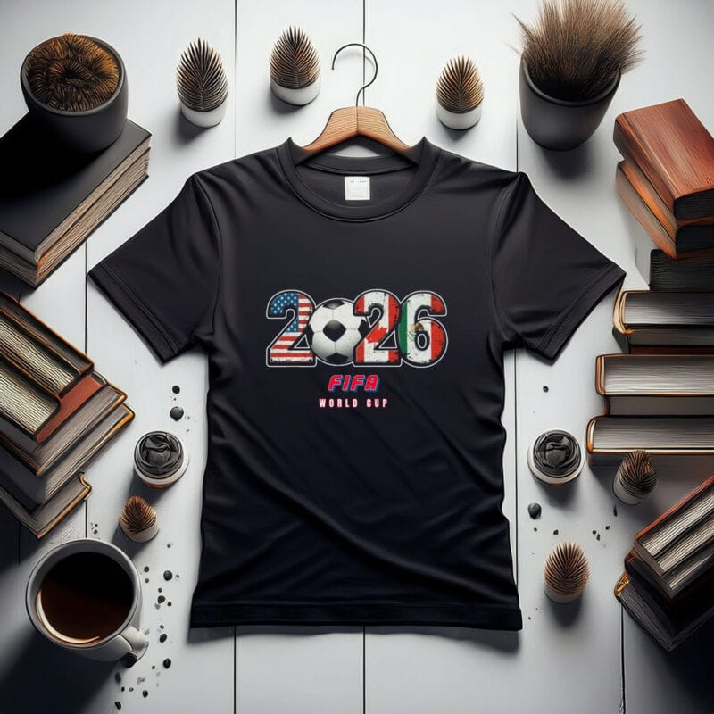 2026 World Cup Flag Numbers T-Shirt