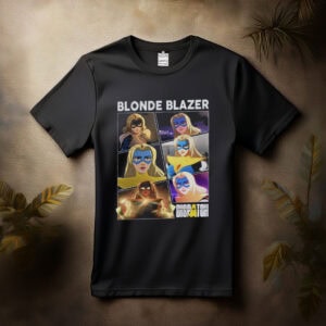 Blonde Blazer Dispatch Gaming T-Shirt