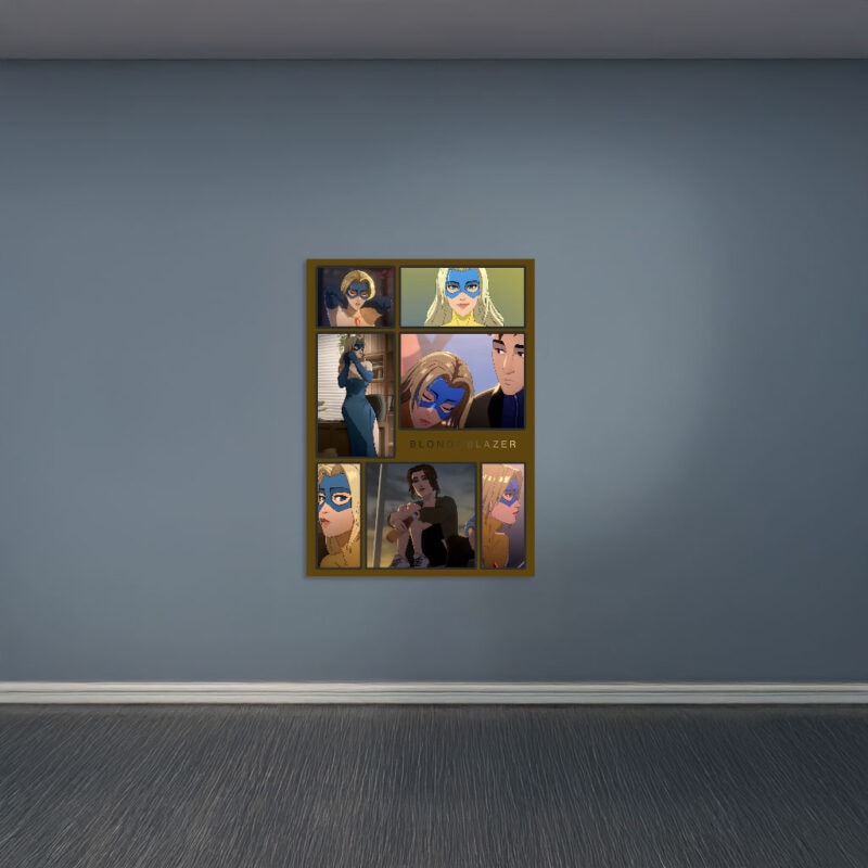 Blonde Blazer Poster