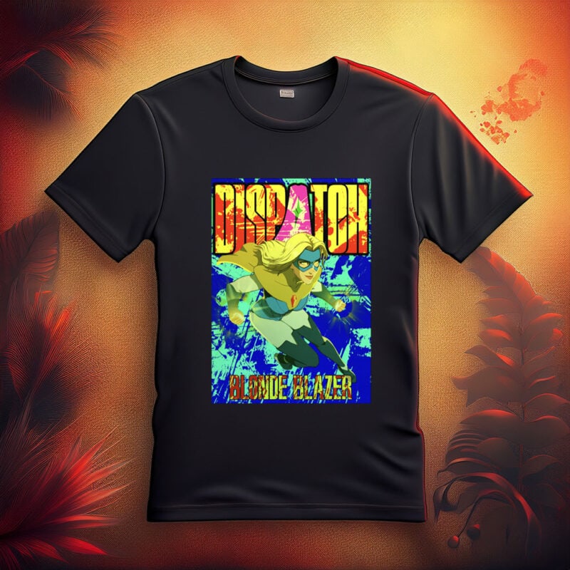 Blonde Blazer Superhero Shirt