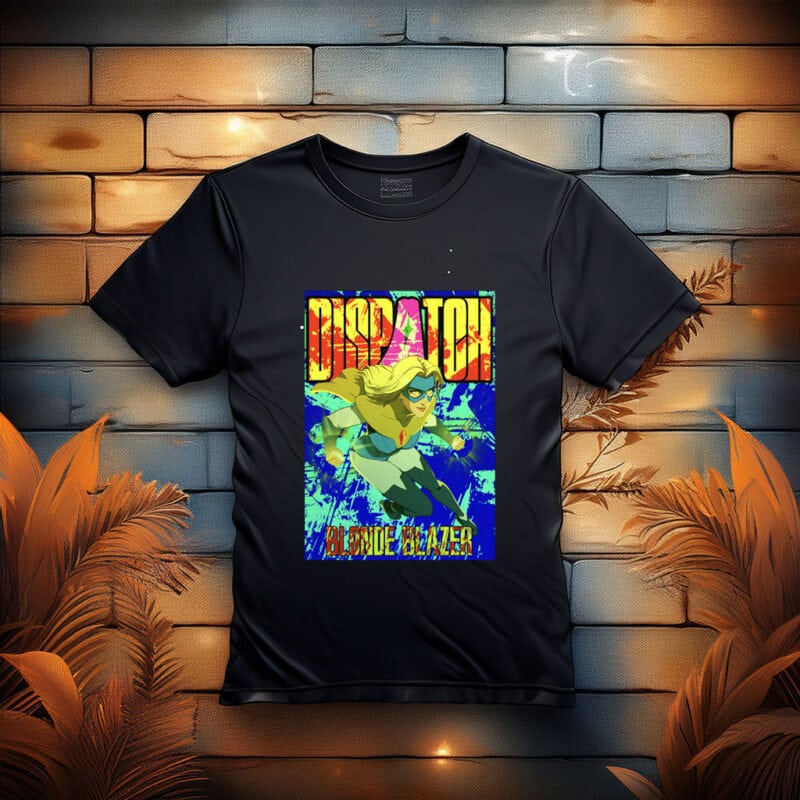 Blonde Blazer Superhero Shirt