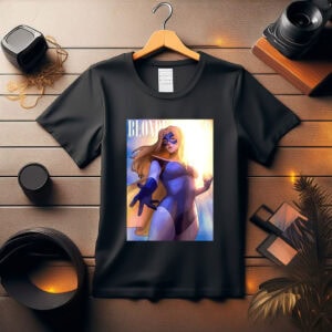 Blonde Blazer Superheroine Tee