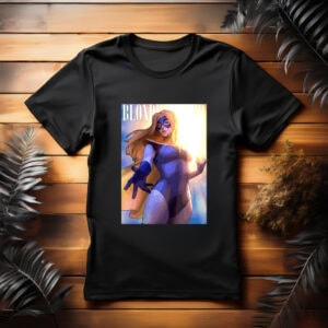 Blonde Blazer Superheroine Tee