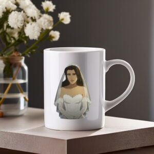 Blonde Blazer Wedding Dress Mug