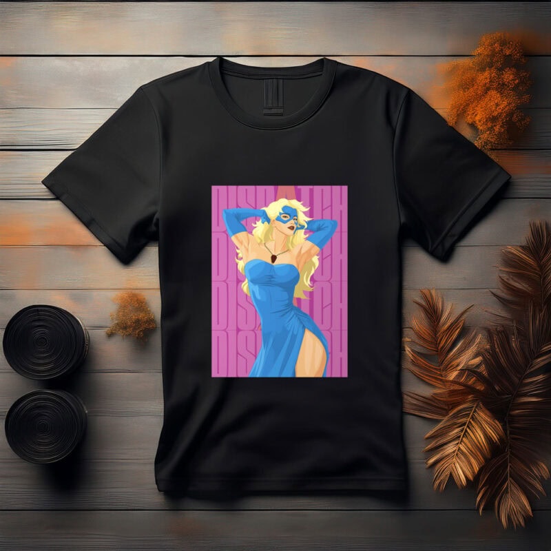 Blonde Blazer in Blue Dress Costume Shirt