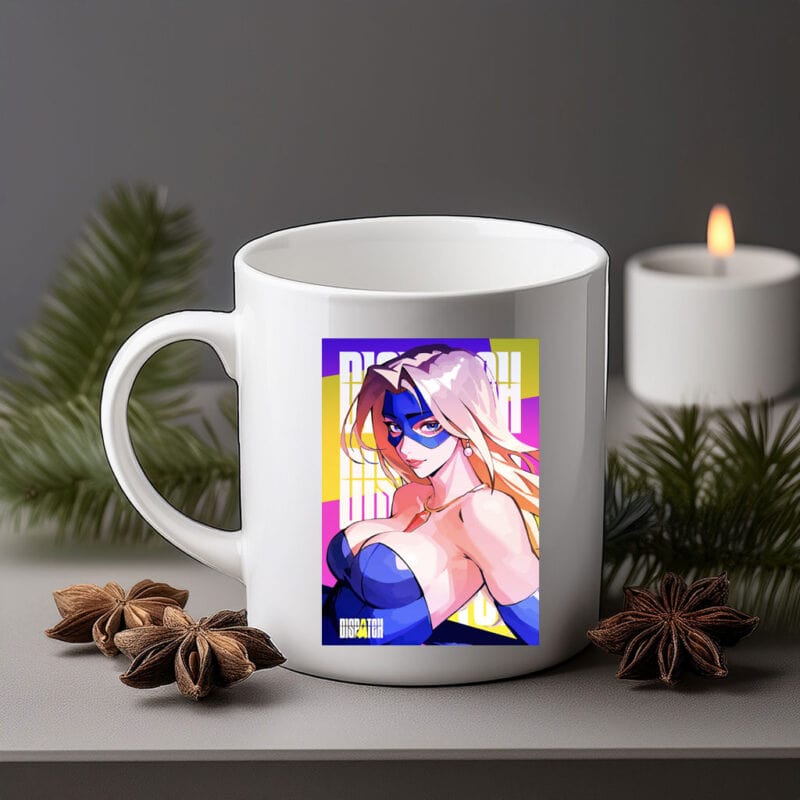 Blonde Superheroine Mug