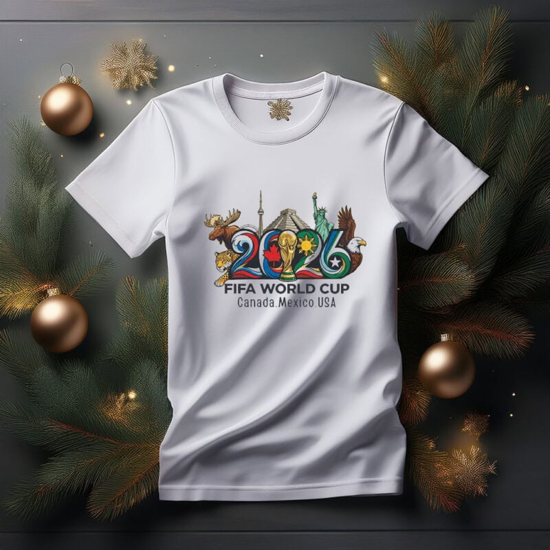 Canada Mexico USA Tee – Celebrate the 2026 FIFA World Cup Hosts