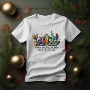 Canada Mexico USA Tee – Celebrate the 2026 FIFA World Cup Hosts