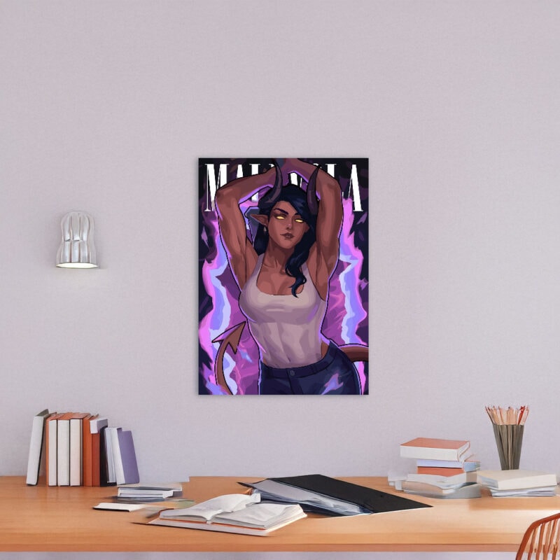 Demon Girl Dispatch Illustration Poster