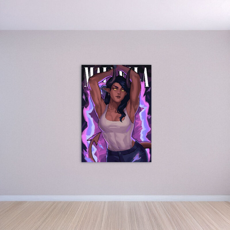 Demon Girl Dispatch Illustration Poster