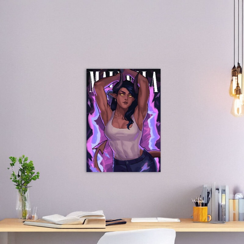 Demon Girl Dispatch Illustration Poster