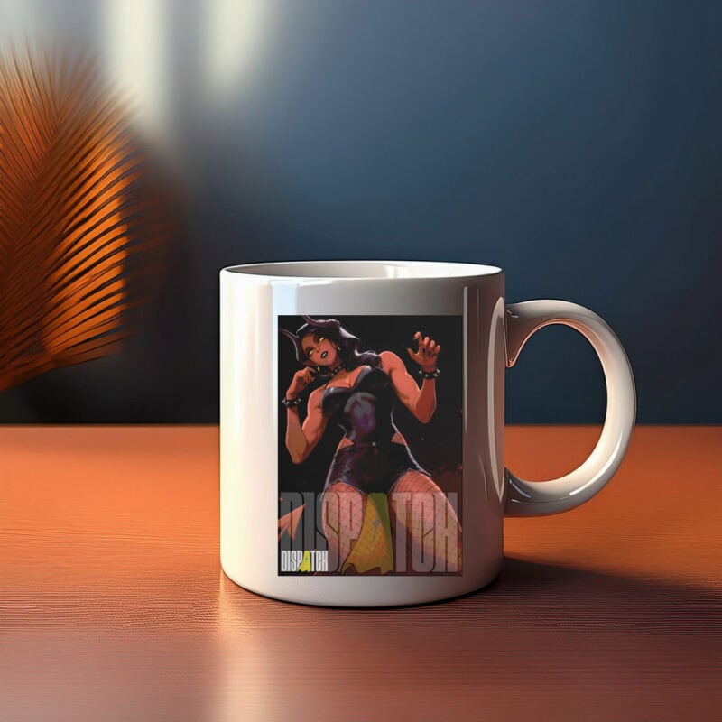 Demon Girl in Black Outfit Mug