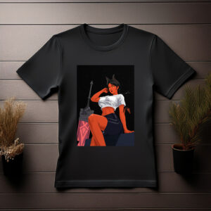 Devil Girl with Horns Tee