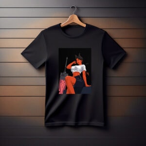 Devil Girl with Horns Tee